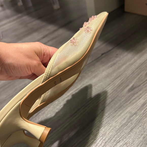 For Love of Lemons x Dolce Vita Clara Hell Mesh French Vanilla Mule - Picture 10 of 10